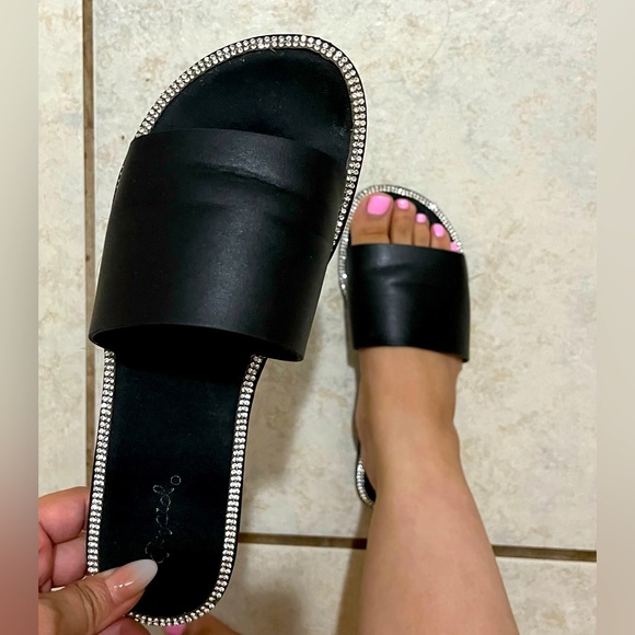 Rhinestone summer sandals - Picture 1 of 2